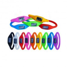 Silicone LCD Screen Wrist Pedometer 