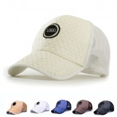 Straw Front Visor Sandwich Cap Cool
